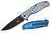 GIFTS INFINITY Personalized Laser Engraved EAGLE PRIDE FOLDING KNIFE Fathers Day, Graduation Gifts, Gifts for Men Free Engraving (Blue)