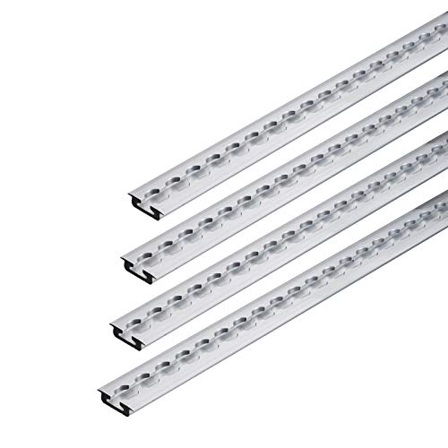 kuriershop - 4 binari per airline, profilo di ingresso/profilo angolare Premium Light, lunghezza 1 m