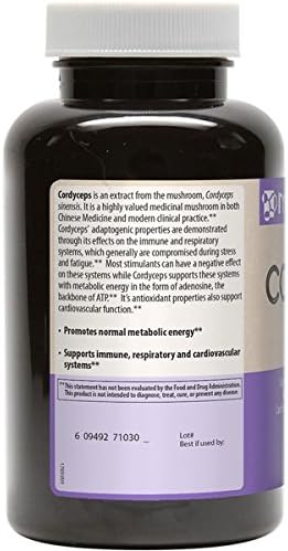 Miniatura 3 de MRM Cordyceps - Cápsulas vegetarianas, cepa CS-4, 750 mg, botella de 60 unidades (paquete de 2)