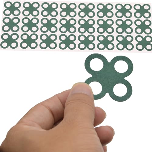 Image of 4 Links 240pcs 18650 Battery Insulator Ring Self-Adhesive Hollow Insulating Cardboard Electrical Insulating Adhesive Paper Green (Hollow)