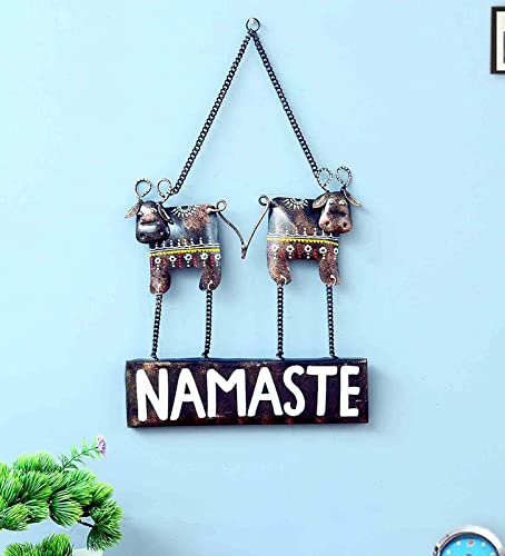 PitaraPlex Metal Wall Hanging Huge Leaf Tree Home Décor, Multicolor, 61X4X61 Inch, Inbuilt LED