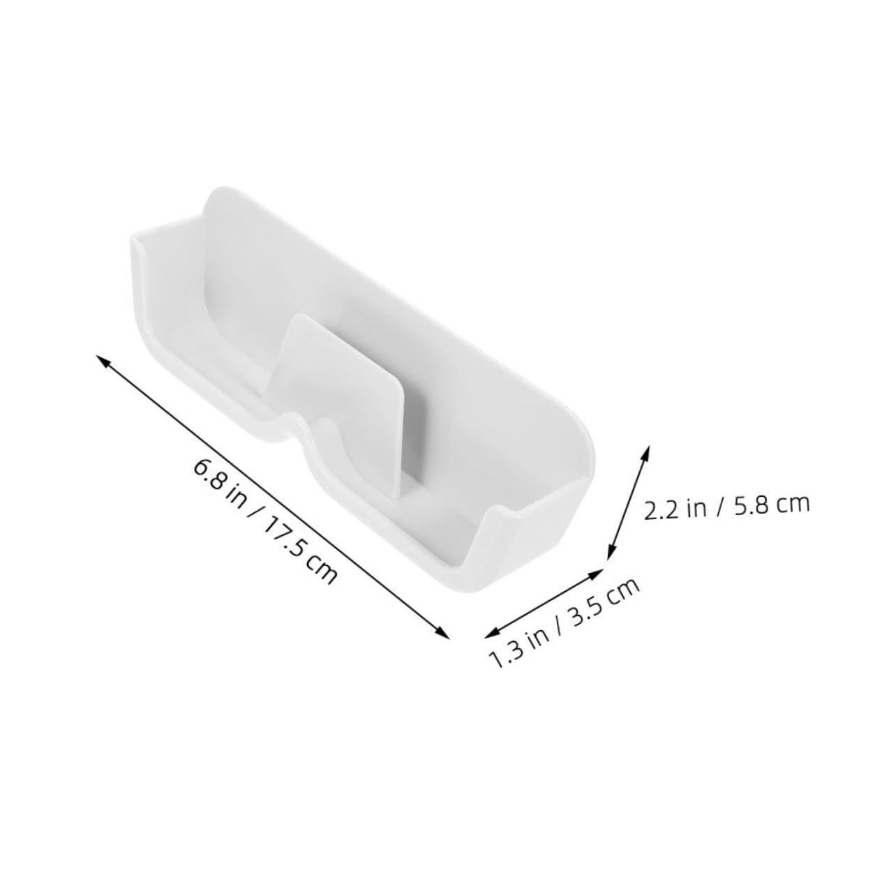 Cabilock Hanging Eyeglass Display Wall Mounted Glasses Holder Sunglasses Rack Glasses Storage Organizer Easy Install Multi-purpose Eyewear Case