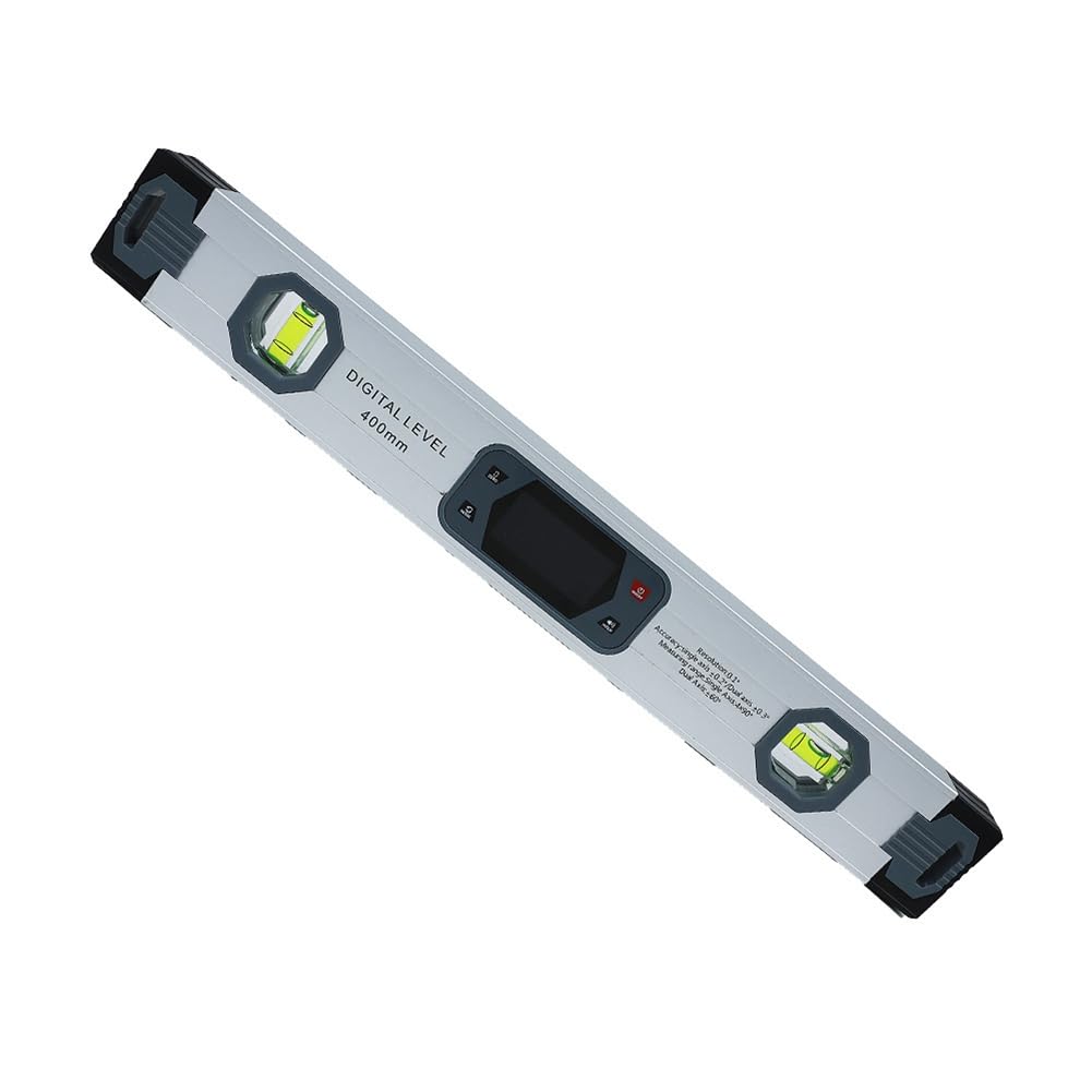 Aundhegrtt As Shown Protractor Digital Level Electronic Bubble Inclinometer Vertical& Horizontal Spirit Bubble Angle Finder