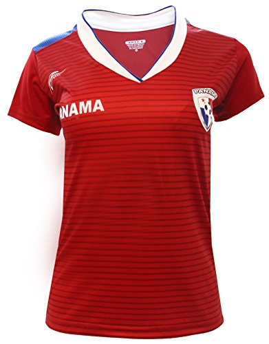 Women Fan Jersey Panama Red (Large)