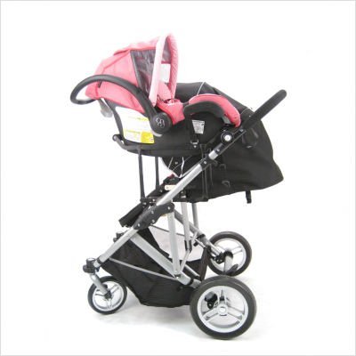 StrollAir Universal Car Seat Adapter High for My Duo Stroller, Black