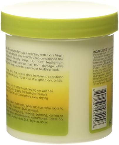 African Pride Olive Miracle Anti-Breakage Leave-In Conditioner 425g/15oz
