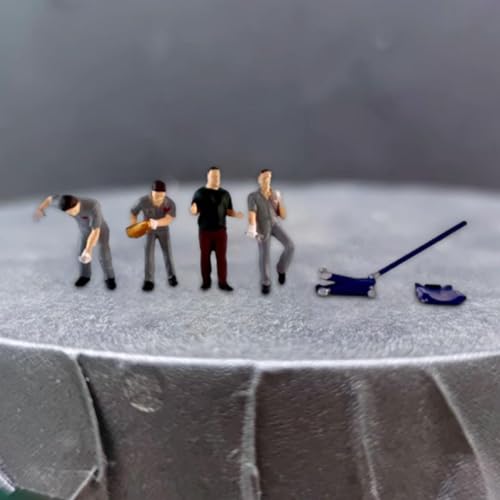 Figurines diorama miniatures pour layout de micro scène créative - 4