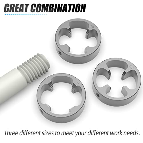 Meanlin Pvc Thread Maker Tool, Npt Die Set, Pipe Threader Plumbing Tool, With 3 Dies,1/2", 3/4", 1", Pipe Threader Kit #TOP5