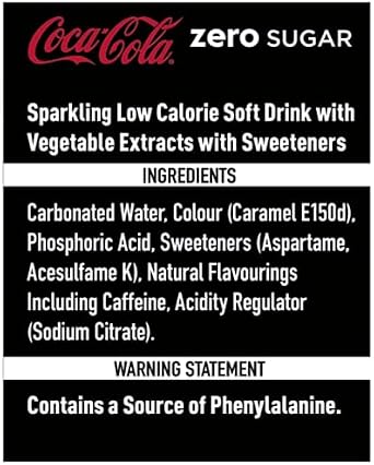 Coca Cola Zero Sugar 12 x 500 ml PET