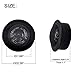 CYDZSW 1 Inch Tweeters for Car Audio,Door Speakers,Super Tweeter Pods Component Cars Parts Black(Pair),CT-001,Wired Connection