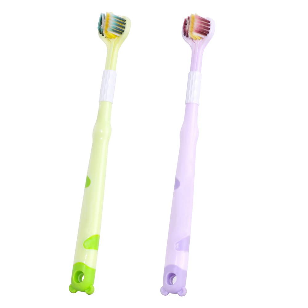 VIHAX Three-Sided Soft Hair Toothbrushes for Kids, Soft Bristles V Shaped Toothbrush, Travel Toothbrush for Kids, Toddler and Autistic Oral Care 2pcs (Cute Shape, 2pcs) (B0CL526M32) Amazon Price History, Amazon Price Tracker