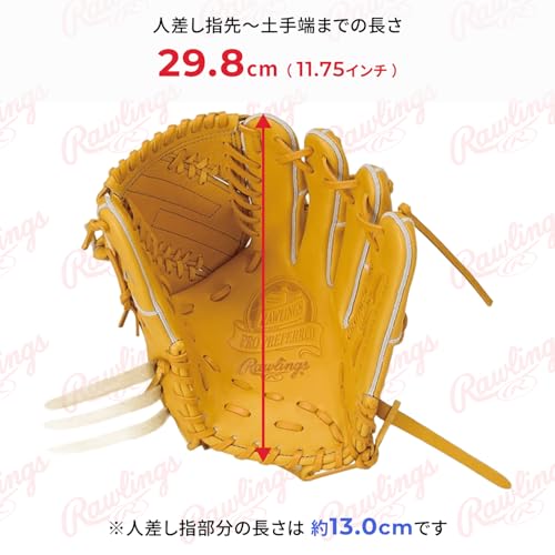 ローリングス(Rawlings) 野球用 大人用 グラブ グローブ 硬式 PRO PREFERRED Wizard #02 GH5FPW2A15MG 投手用 11.75インチ 4枚目