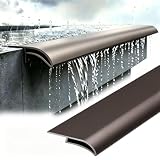 Vierteaguas Muro Exterior Deflector de Borde de Goteo para Aleros, Metálico