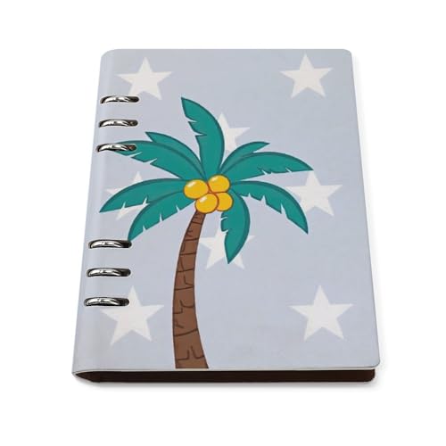 Carnet de notes A5 en cuir rechargeable fini les pages perdues