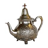 Die Teezeremonie ist ein wichtiger gesellschaftlicher Bestandteil des orientalischen arabischen Lebensgefühl. Die Teekanne besticht durch ihren Vintage-Look, die gute Verarbeitung und das romantische Design.