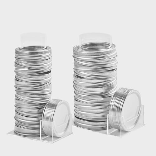 2 Pack Mason Jar Lid Organizer Rack