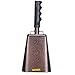10 inch Steel Cowbell with Handle Cheering Bell for Sports Events Large Solid School Bells & Chimes Percussion Musical Instruments Call Bell Alarm(Copper)