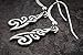 Sterling Silver Celtic Flower Knot Earrings - Small, Double Sided - Handmade, Solid .925