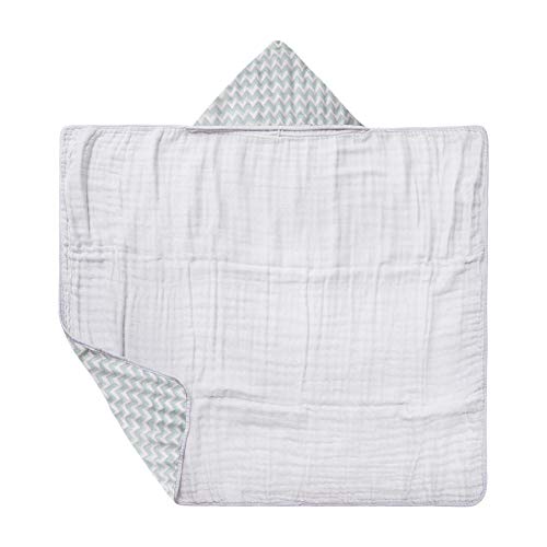 Papi Textil Soft Premium Toalhão de Banho, Verde (Chevron), 105 x 85 cm