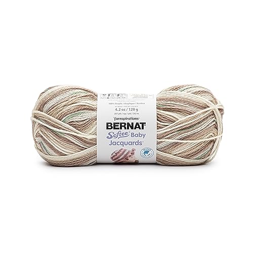 Image of Bernat Softee Baby Jacquards Treefort Yarn - 3 Pack of 4.2oz /120g - Acrylic - #3 DK (Light) - 287 Yards - Knitting & Crochet