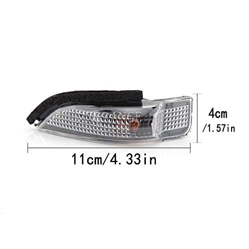 Mzorange Car Rearview Mirror Turn Signal Indicator Light For Toyota Corolla/Rav4/Camry/Prius C/Avalon 2012 2013 2014 2015 2016 (Left Driver Side) #TOP1