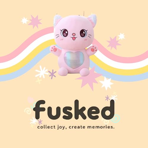 Image of Flufies Plush Toys - Snuggly and Aesthetic Stuff Plush Toys and Baby Toys - Soft Toys for Baby Girl and Baby Boy - Soft Toys for Girlfriend Gift (Shimmery Cat)