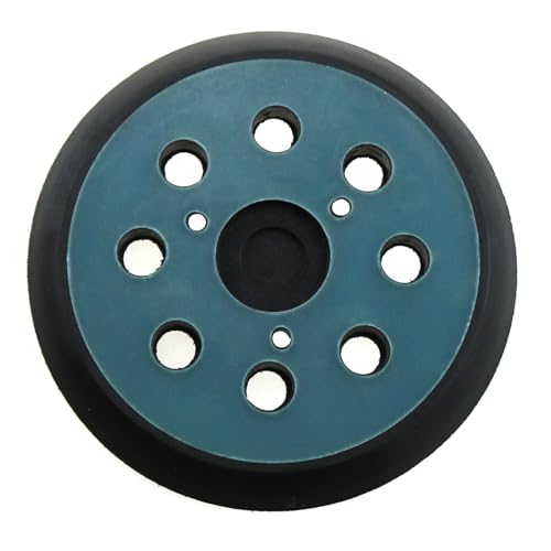 WELWIK 5 Inch 8 Holes Replaceable Oscillating Metal Sanding Machine Pad Industrial Abrasive Finishing Product Compatible with DWE6420/DWE6421/DWE6423/DWE6423K/DCWE210B