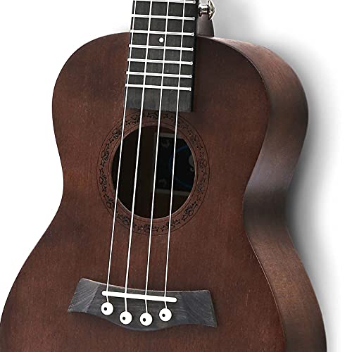 Tenor Ukelele Ukulele Solid Top Mahogany 26 Inch With Ukulele Accessories With Gig Bag,Strap,Nylon String,Trigger Capo,Picks #TOP3