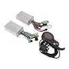 500W Electric Bike Conversion Kit, 24V/36V/48V 25A Dual-Drive Lithium Battery Controller with LH100 Display