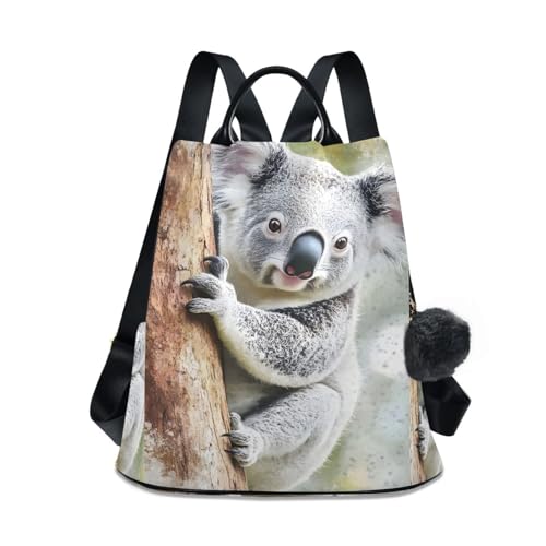 Sac à dos antivol Koala Bear pour femme idéal pour le bureau et les voyages