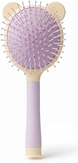 Hair Styling Paddle Brush Detangling Massage Comb for Curly Thick Straight Hair Comfortable Non-skid Handle for Wet and Dry Use for Scalp Massaging and Easy Combing-MULTICOLOR-1PC-N3
