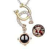 REGALO PERSONALIZADO: los collares de proyección personalizados son excelentes regalos para el día del padre, el día de la madre, regalos de Navidad, regalos de boda, regalos de aniversario, regalos de cumpleaños, regalos de graduación o la mejor opción de regalo para cualquier momento, para papá, mamá, esposo, esposa, abuelo , Abuela, Padre, Madre, Niño, Esposa, Hermano, Hermana, Yo mismo o cualquier hombre, mujer