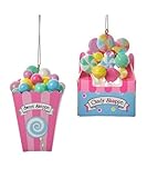 Kurt S. Adler Bubblegum Container & Candy Box Ornaments, 2 Assorted