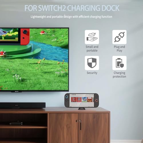 Base de carga para Nintendo Switch 2 que soluciona la falta de batería fuera de casa 2