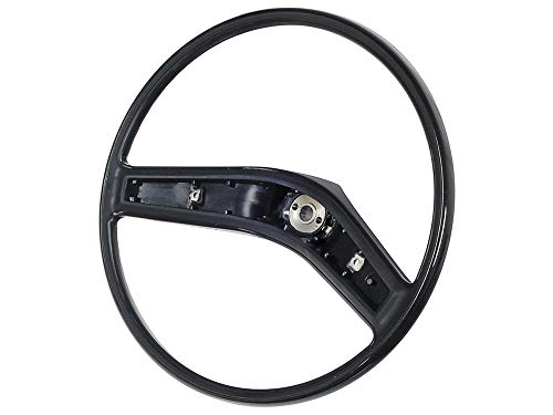 Auto Krafters Compatible/Replacement For Steering Wheel 2-Spoke Black 1971-77 F-Series 100 150 250 350 Pickup 1975-77 Bronco without Speed Control (D4TZ-3600A)