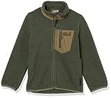 sehr warm Jack Wolfskin, Ice Cloud, Fleecejacke, Thymian Green, 140, Unisex-Kind