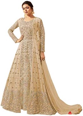 Delisa Indian/Pakistani Wedding Party Wear Ready to wear Anarkali Gown Dress Salwar Suit for Womens LT New