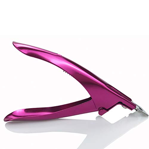 MPNETDEAL Nail Tip Clipper for Acrylic Nails Artificail Fake Nails False Nail Cutter Rustproof Stainless Steel Pro Nail Tip Cutter Trimmer with Sharp Blade Clip For Salon Home Nail Art Beauty Design