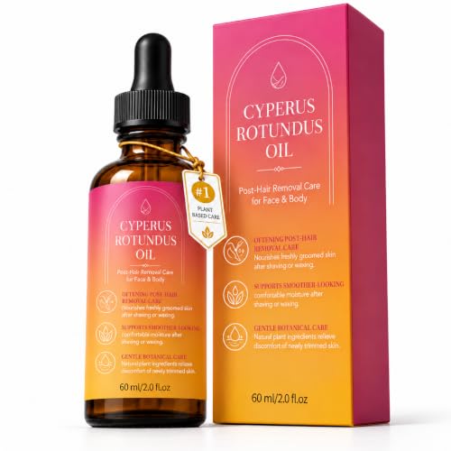 Cyperus Rotundus Oil for Post-Hair Removal Care, Face & Body, 2.02 fl oz