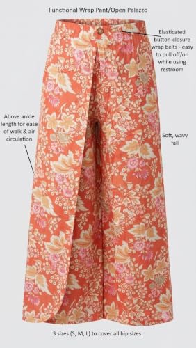Image of Women Printed Open Rayon Palazzo Pants | Lightweight and Breathable Wide Leg Trousers Comfortable Casual Lounge Wear Flares for Women and Girls