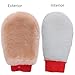 Gracefur Ultra-Soft Sheepskin Horse Grooming Mitts for Tack, Saddle & Boot Cleaning - Perfect Gloves for Tack & Horse Care