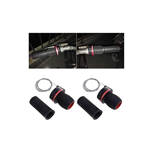 2Pcs Bicycle Bike Twist Grip Gear Shifter Handle Set, Mountain Bike Speed Shifter Reverse Rolling Stick Device Set, Bicycle Cycling 18/21 Speed Derailleur #TOP3