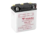 siehe Anwendungsliste unten YUASA BATTERIE 6N6-3B-1 offen ohne Saeure