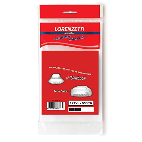 Resistência 127V 5500W Bella Ducha 4T/Fashion 3056-B, Lorenzetti, 7589068, Metal, Pequeno