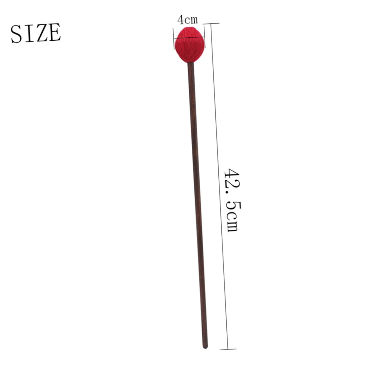 Alasum Mazos de Marimba Mango Cabeza de Hilo para Marimba y Instrumento de Lengüeta Accesorio de Percusión Musical para Instrumentos de Percusión
