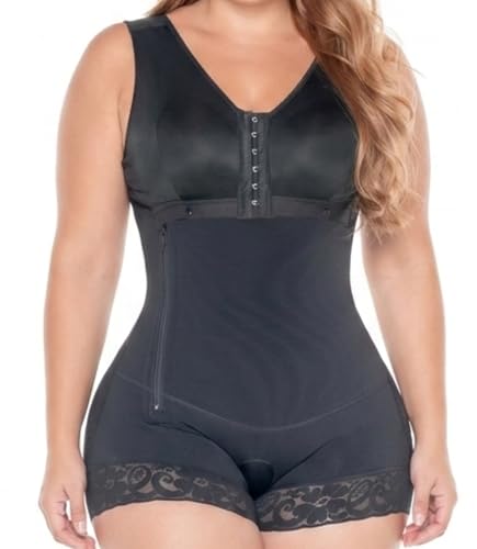 FAJAS DISENOS D'PRADA DELIÉ Colombian Postpartum Post-Surgery Bodysuit Built-In Bra