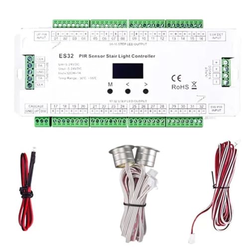Controlador de Luz para Escaleras con 32 canales y atenuador RGB avanzado 2