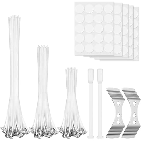 Sularpek Candle Wicks Kit with Glue Dots Cover