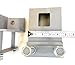 Foghorn Construction Bolt-On Keyed Shipping Container Lock Box with 4 Keys - 100% Steel for Heavy Duty Security