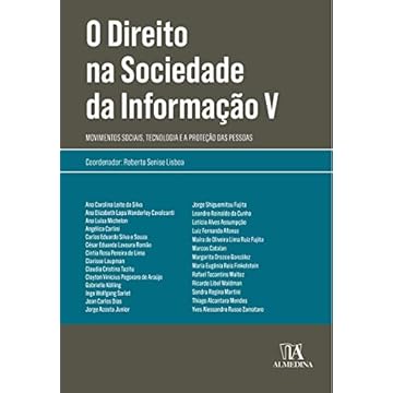 Capa do livro O Direito na Sociedade da Informação: Movimentos Sociais, Tecnologia e a Proteção das Pessoas (Volume 5)